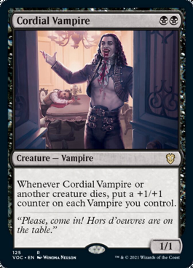 Cordial Vampire [Innistrad: Crimson Vow Commander] | Red Riot Games CA