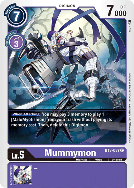 Mummymon [BT3-087] [Release Special Booster Ver.1.5] | Red Riot Games CA