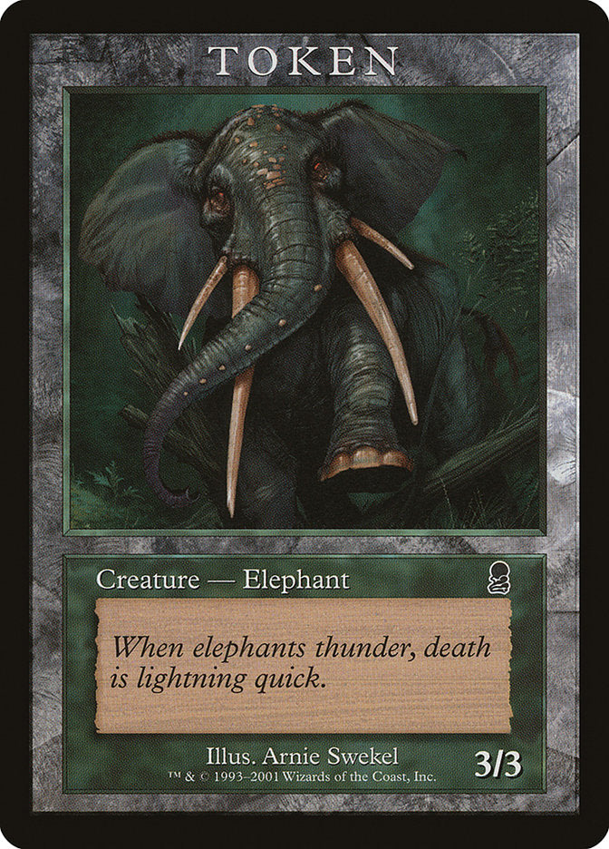 Elephant Token [Magic Player Rewards 2002] | Red Riot Games CA