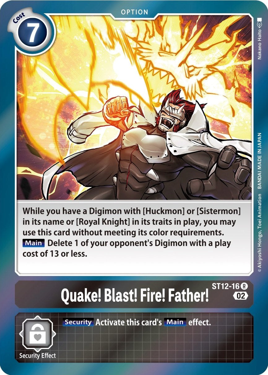 Quake! Blast! Fire! Father! [ST12-16] [Starter Deck: Jesmon] | Red Riot Games CA