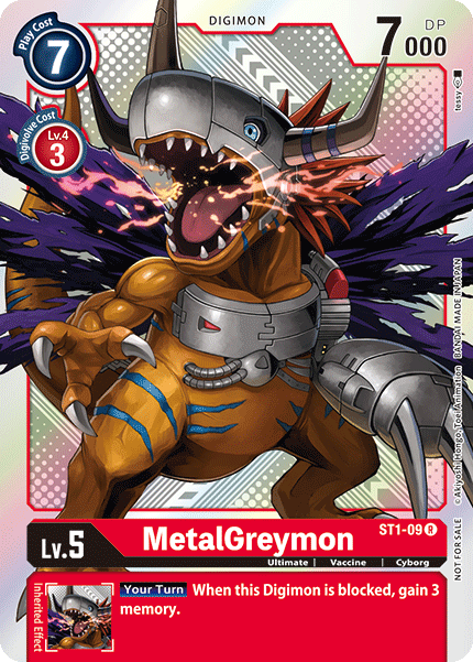 MetalGreymon [ST1-09] (Tournament Pack Vol.2) [Starter Deck: Gaia Red Promos] | Red Riot Games CA