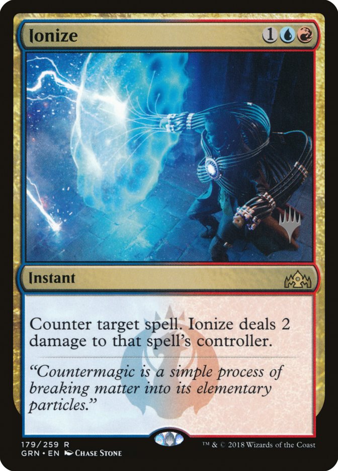 Ionize (Promo Pack) [Guilds of Ravnica Promos] | Red Riot Games CA