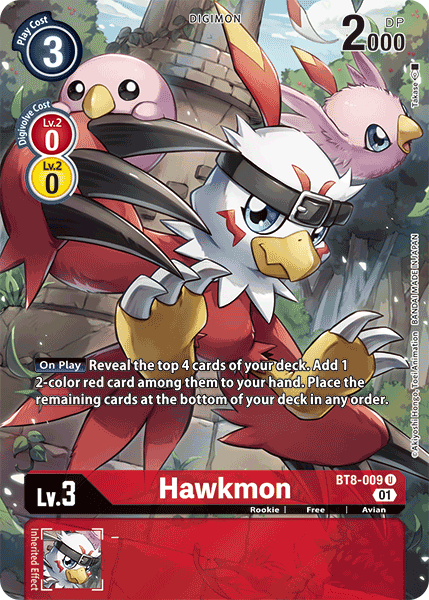 Hawkmon [BT8-009] (Alternate Art) [New Awakening] | Red Riot Games CA