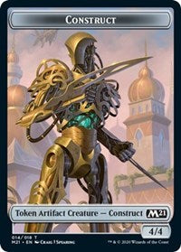 Construct // Soldier Double-Sided Token [Core Set 2021 Tokens] | Red Riot Games CA