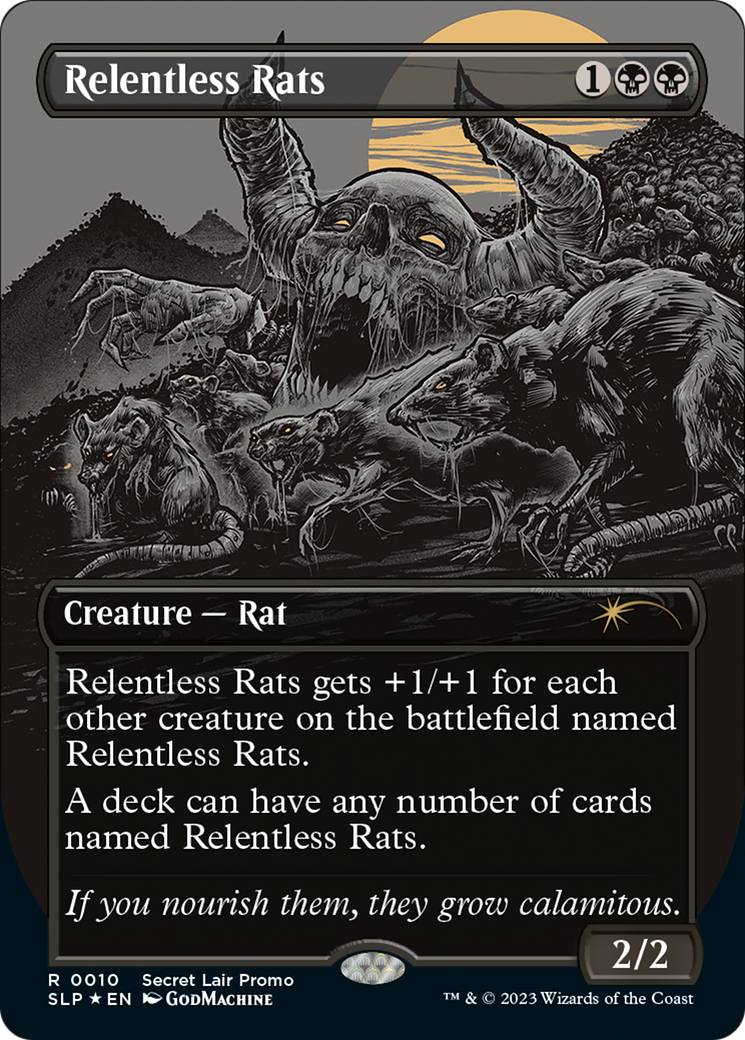 Relentless Rats (Borderless) [Secret Lair Showdown] | Red Riot Games CA