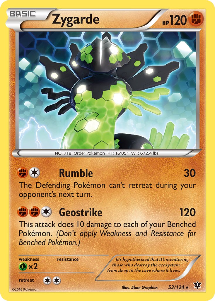 Zygarde (53/124) (Theme Deck Exclusive) [XY: Fates Collide] | Red Riot Games CA