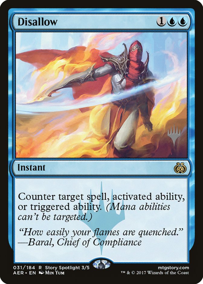 Disallow (Promo Pack) [Aether Revolt Promos] | Red Riot Games CA