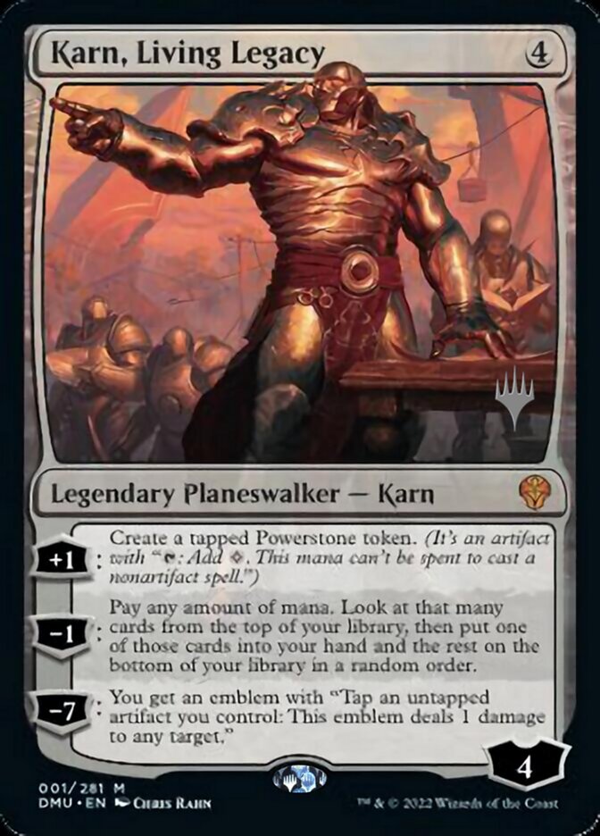 Karn, Living Legacy (Promo Pack) [Dominaria United Promos] | Red Riot Games CA