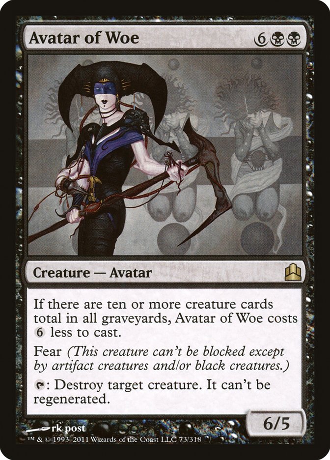 Avatar of Woe [Commander 2011] | Red Riot Games CA