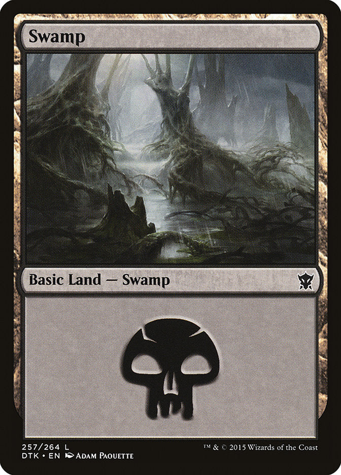 Swamp (257) [Dragons of Tarkir] | Red Riot Games CA