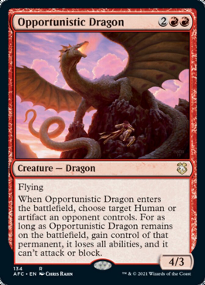 Opportunistic Dragon [Dungeons & Dragons: Adventures in the Forgotten Realms Commander] | Red Riot Games CA