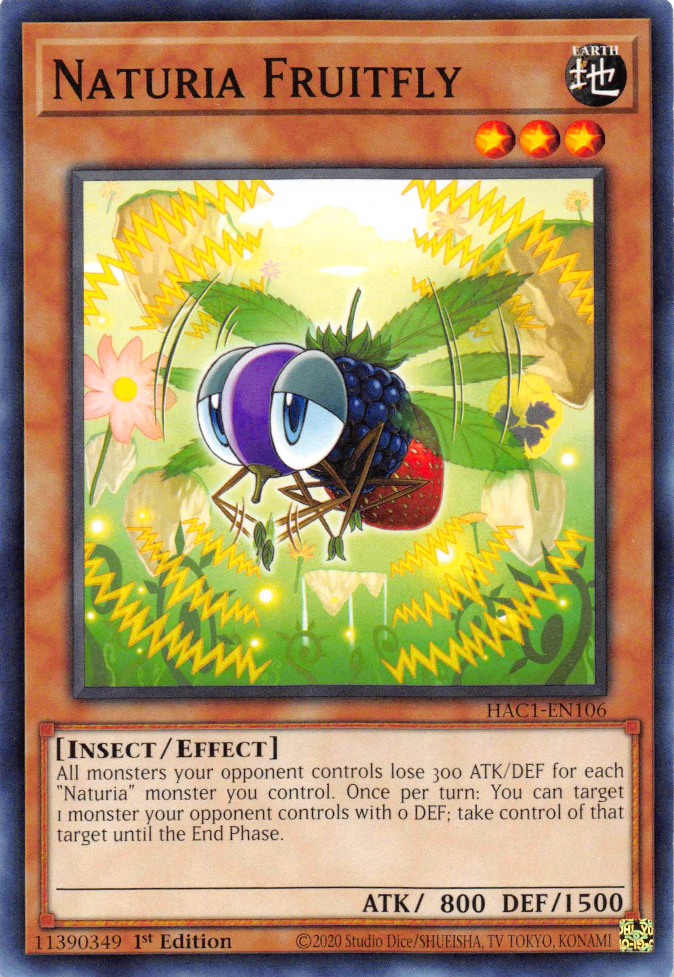 Naturia Fruitfly [HAC1-EN106] Common | Red Riot Games CA