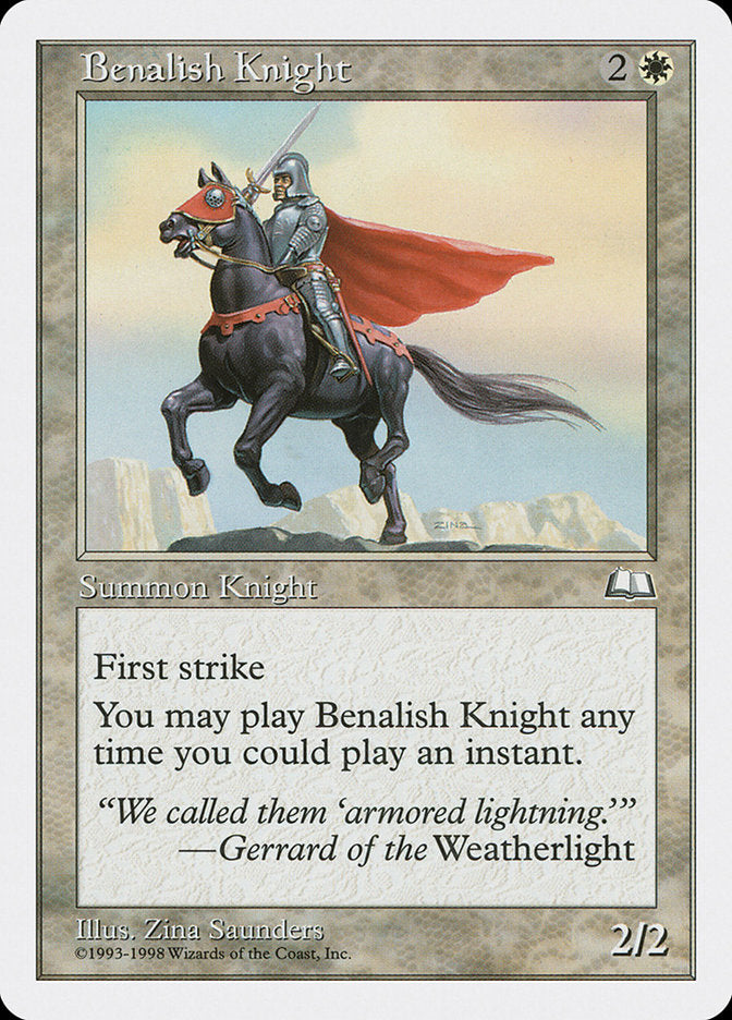 Benalish Knight [Anthologies] | Red Riot Games CA