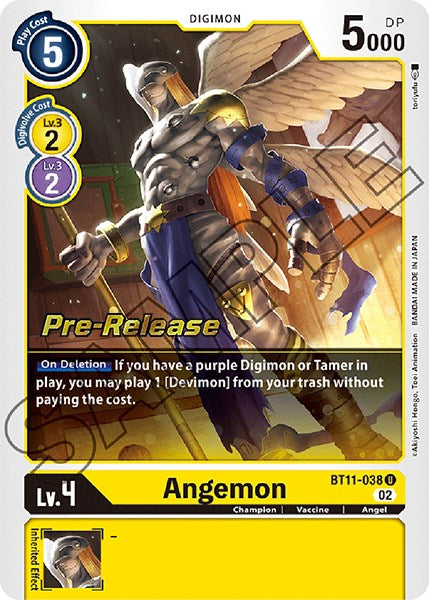 Angemon [BT11-038] [Dimensional Phase Pre-Release Promos] | Red Riot Games CA