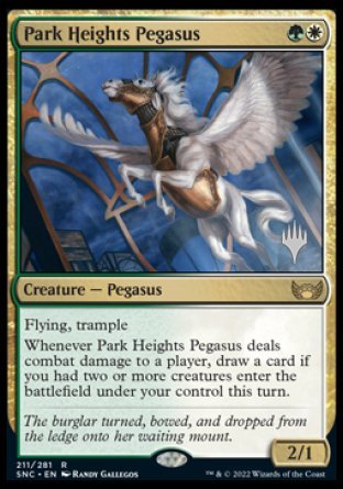 Park Heights Pegasus (Promo Pack) [Streets of New Capenna Promos] | Red Riot Games CA