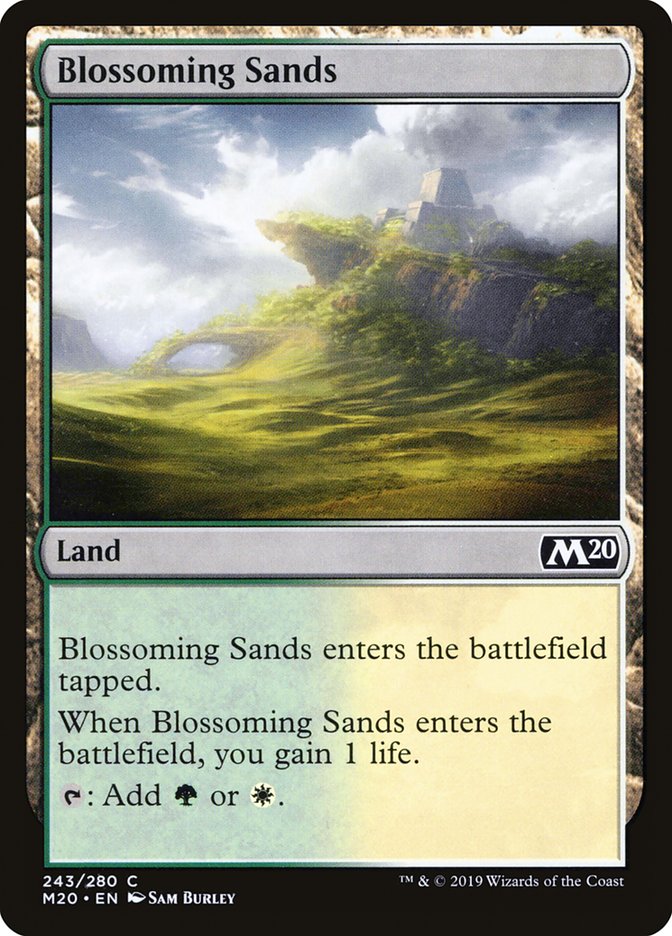 Blossoming Sands [Core Set 2020] | Red Riot Games CA