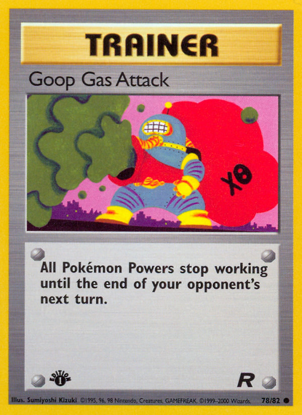 Goop Gas Attack (78/82) [Team Rocket 1st Edition] | Red Riot Games CA