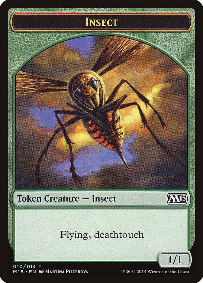 Insect Token [Magic 2015 Tokens] | Red Riot Games CA