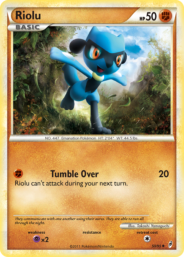 Riolu (50/95) [HeartGold & SoulSilver: Call of Legends] | Red Riot Games CA