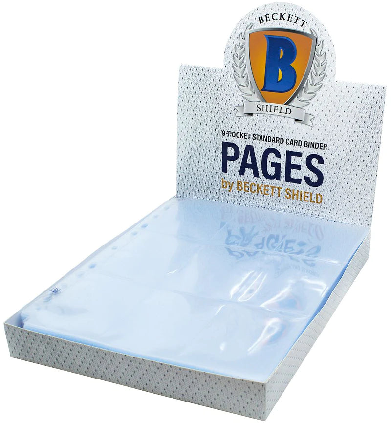 Beckett Shield: 9 Pocket Binder Page (100 ct)