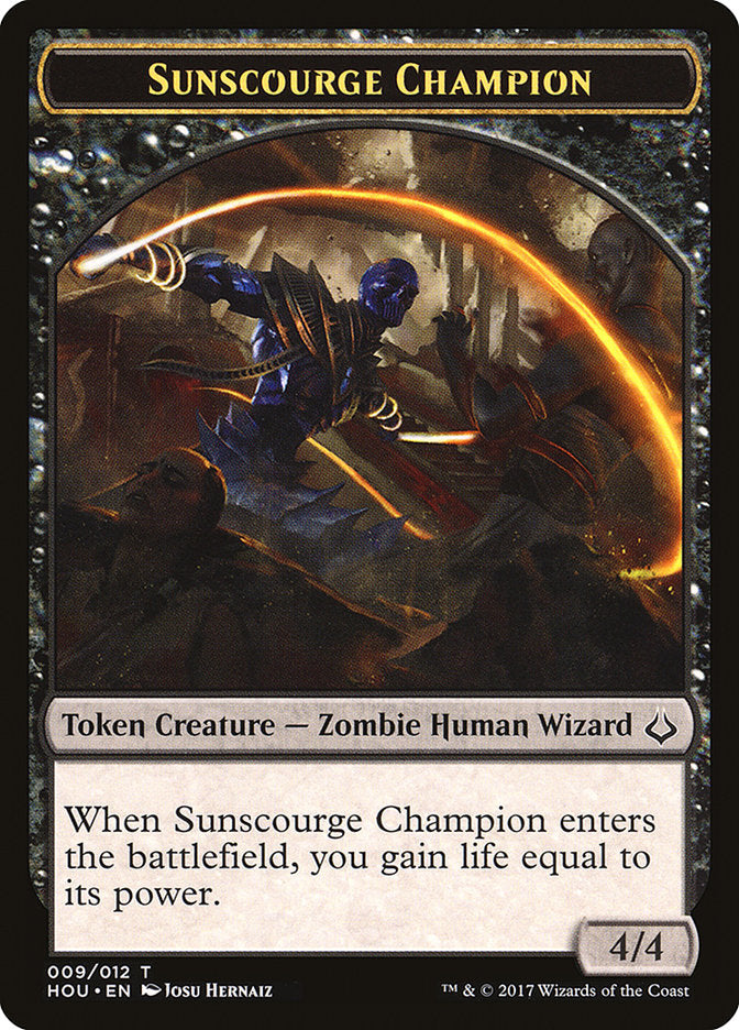Sunscourge Champion Token [Hour of Devastation Tokens] | Red Riot Games CA