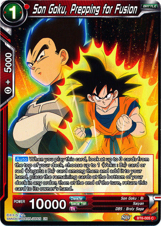 Son Goku, Prepping for Fusion (BT6-005) [Destroyer Kings] | Red Riot Games CA