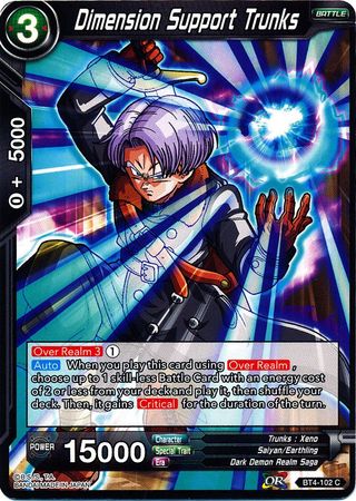 Dimension Support Trunks (BT4-102) [Colossal Warfare] | Red Riot Games CA