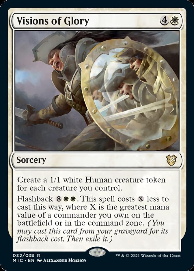 Visions of Glory [Innistrad: Midnight Hunt Commander] | Red Riot Games CA