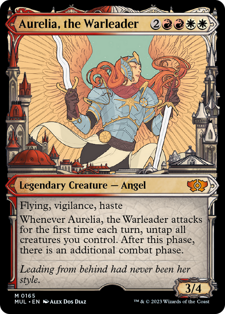 Aurelia, the Warleader (Halo Foil) [Multiverse Legends] | Red Riot Games CA