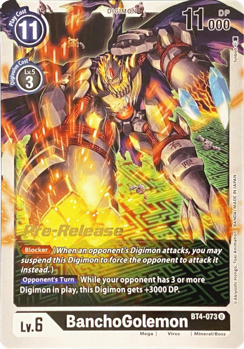 BanchoGolemon [BT4-073] [Great Legend Pre-Release Promos] | Red Riot Games CA