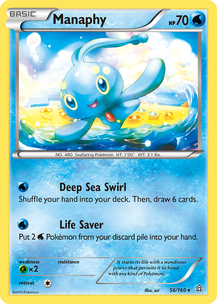 Manaphy (56/160) [XY: Primal Clash] | Red Riot Games CA