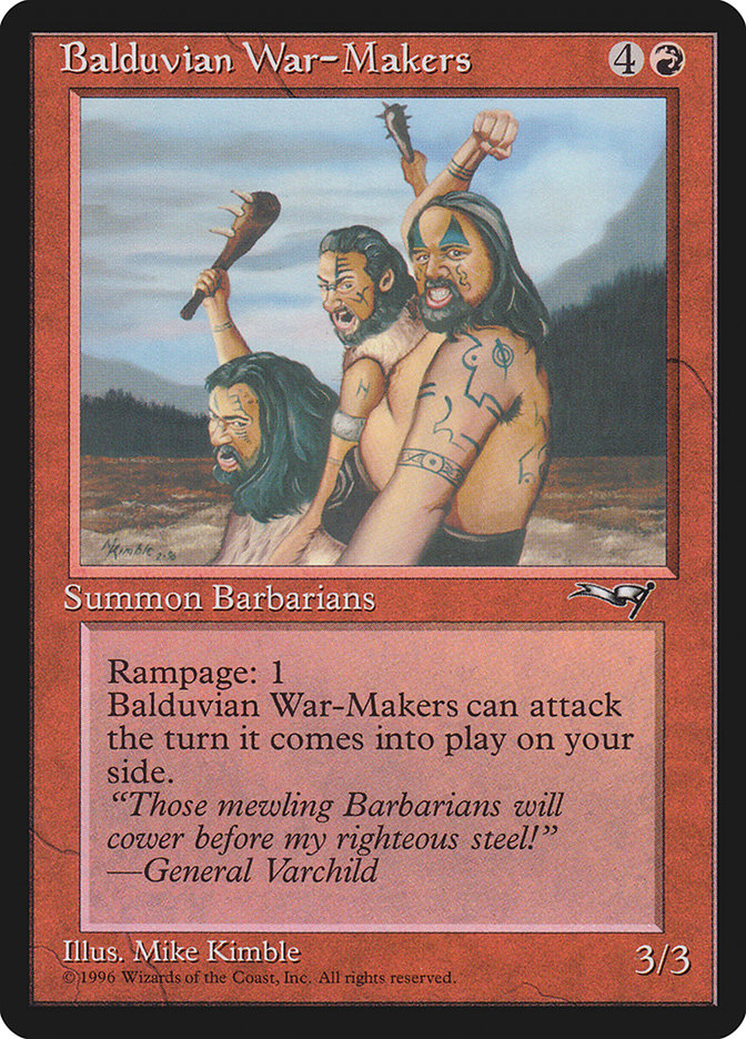 Balduvian War-Makers (Treeline Background) [Alliances] | Red Riot Games CA