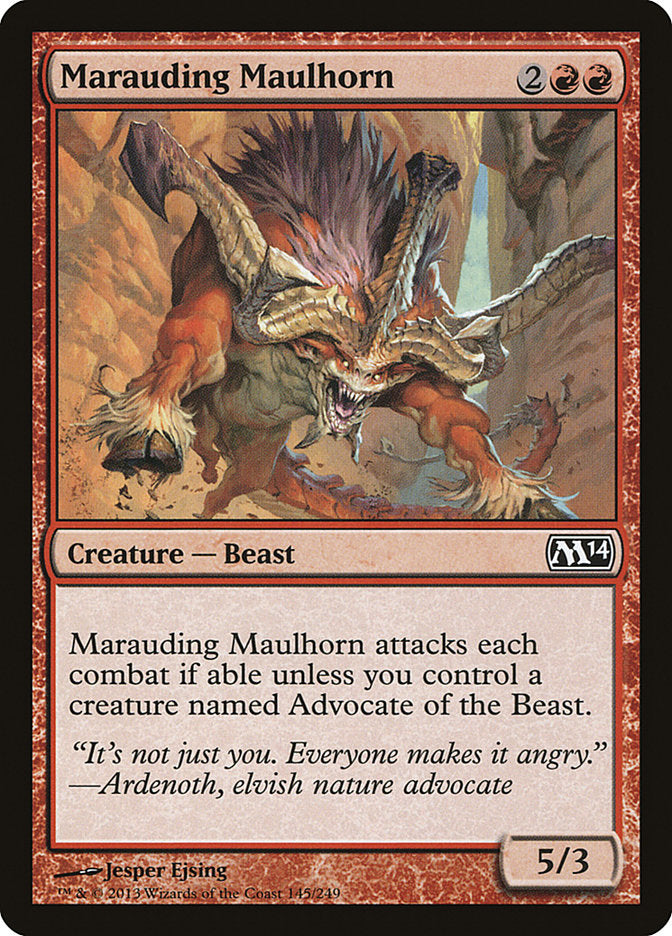 Marauding Maulhorn [Magic 2014] | Red Riot Games CA