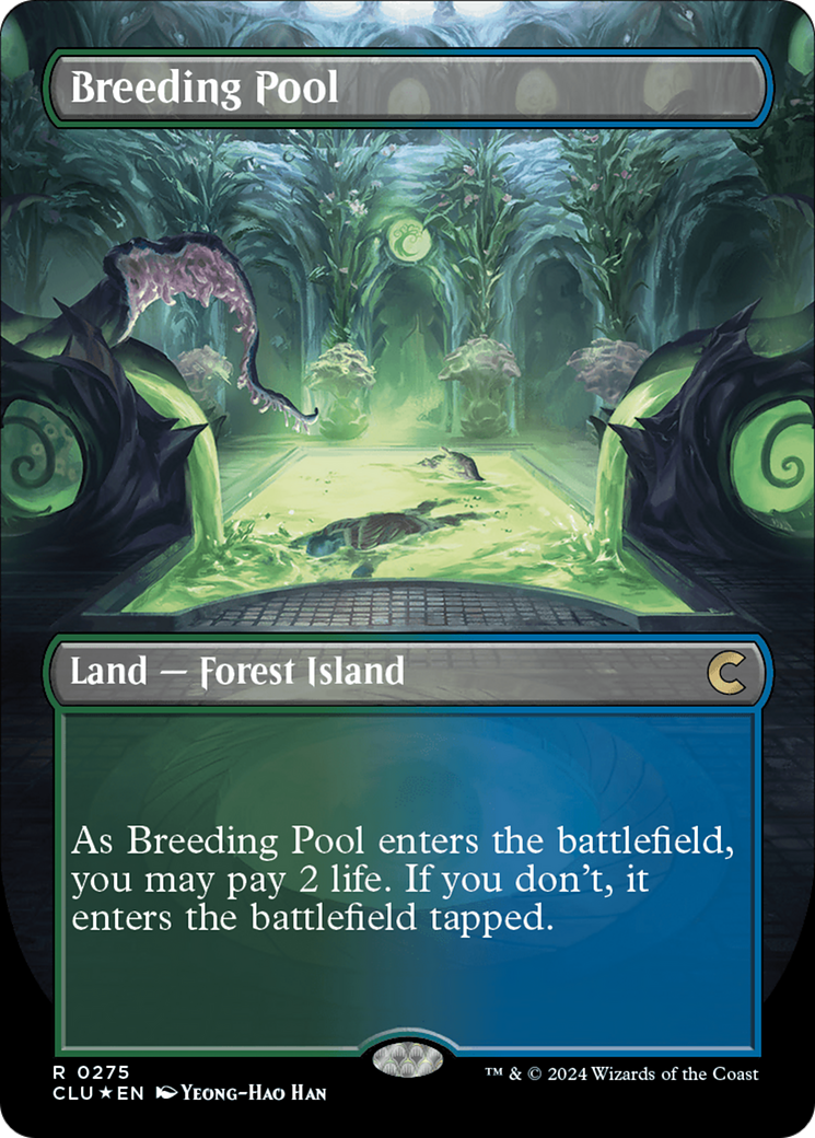 Breeding Pool (Borderless) [Ravnica: Clue Edition] | Red Riot Games CA