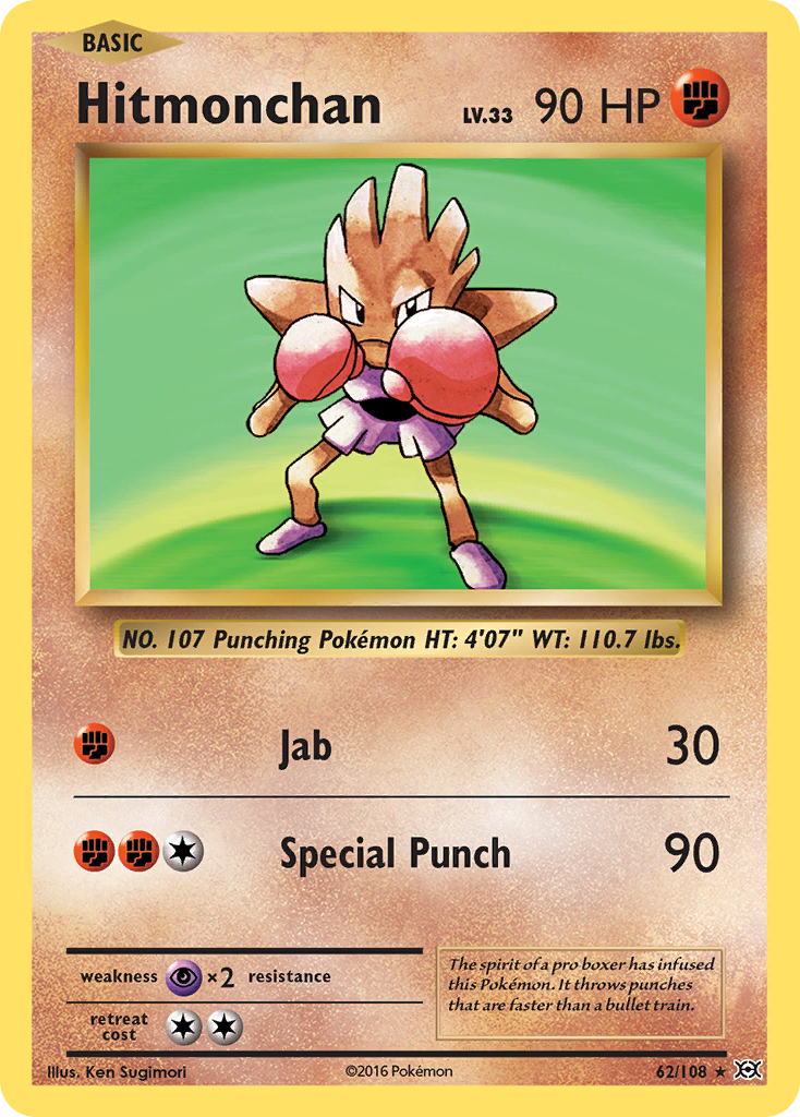 Hitmonchan (62/108) [XY: Evolutions] | Red Riot Games CA