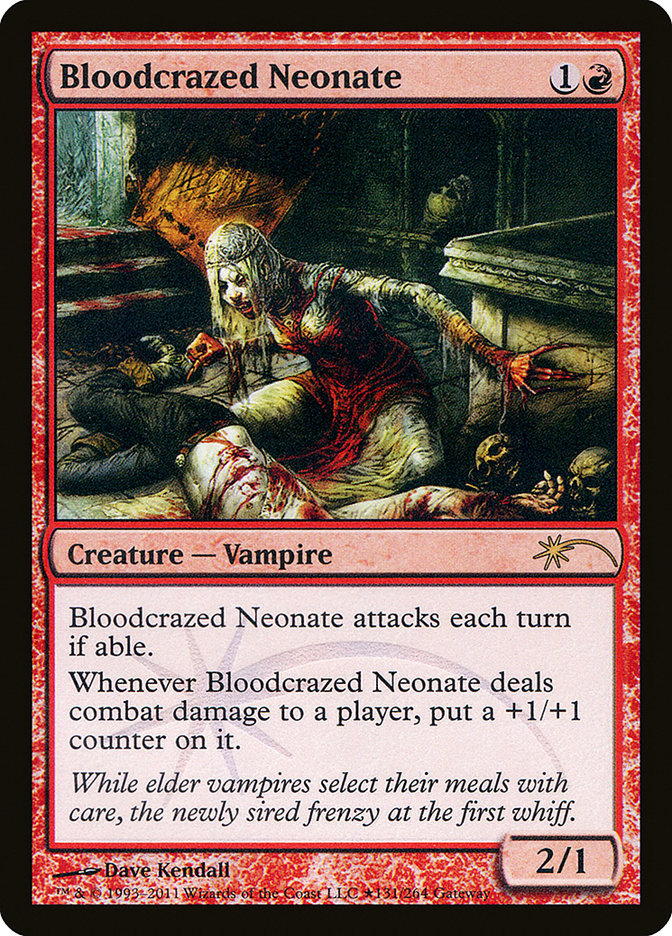 Bloodcrazed Neonate [Wizards Play Network 2011] | Red Riot Games CA