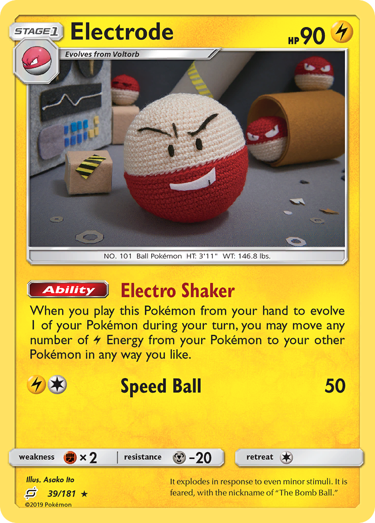 Electrode (39/181) [Sun & Moon: Team Up] | Red Riot Games CA