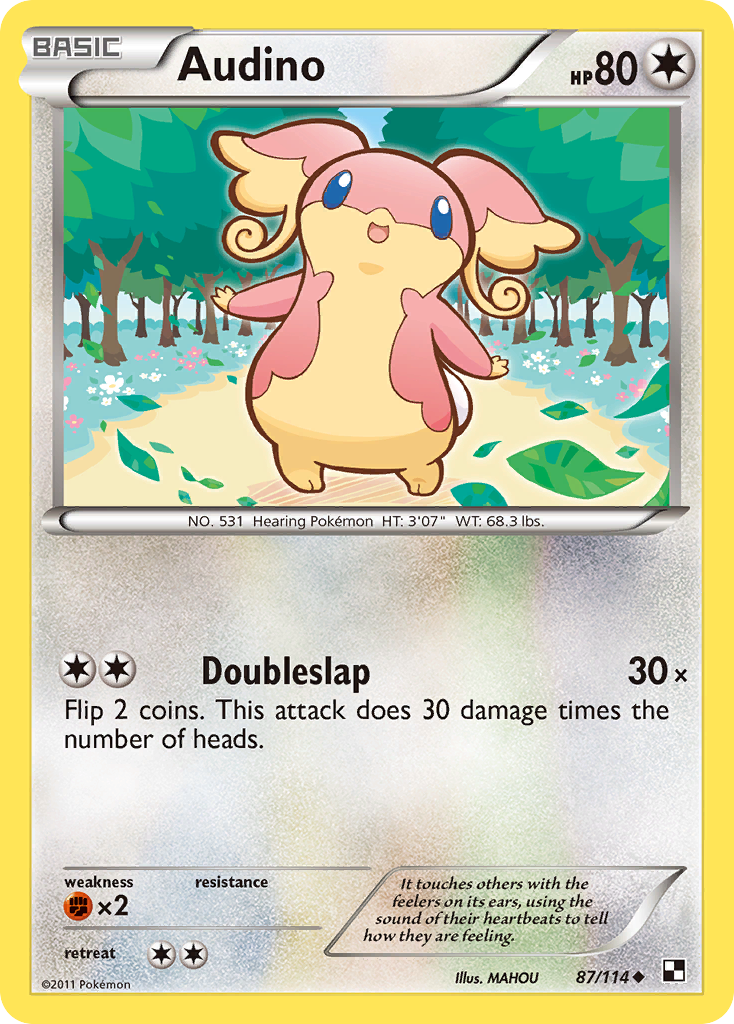 Audino (87/114) [Black & White: Base Set] | Red Riot Games CA