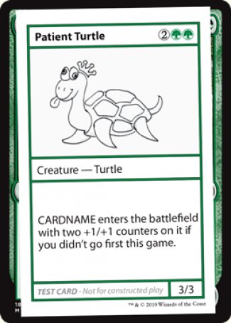 Patient Turtle (2021 Edition) [Mystery Booster Playtest Cards] | Red Riot Games CA