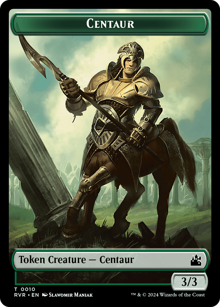 Centaur Token [Ravnica Remastered Tokens] | Red Riot Games CA