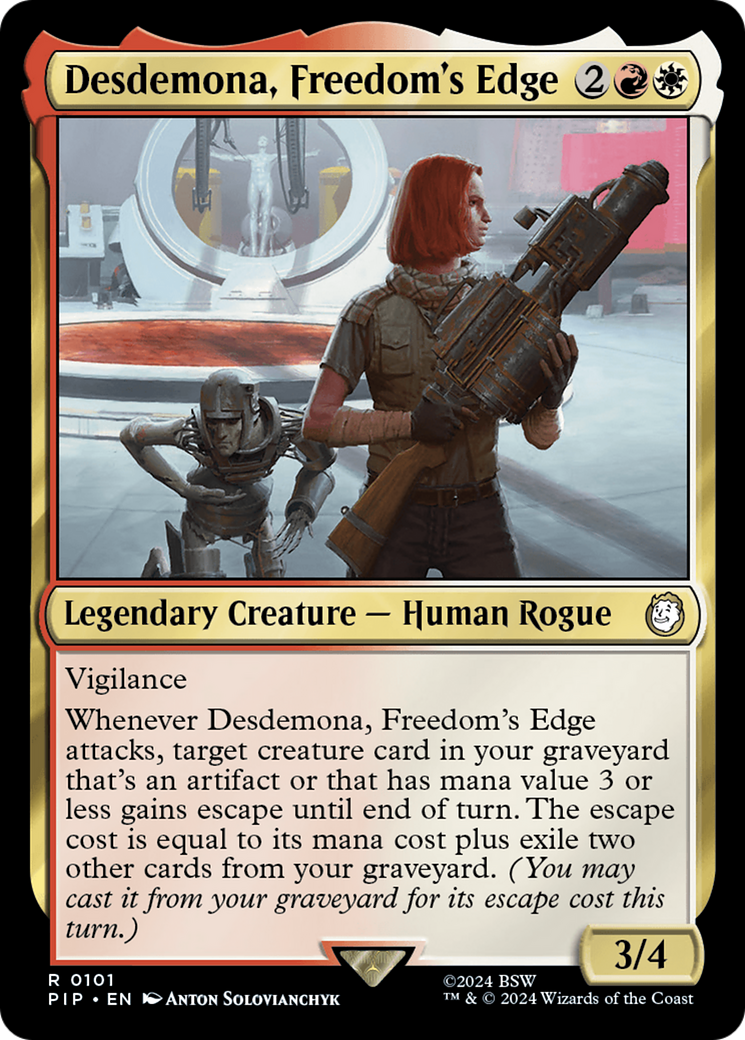 Desdemona, Freedom's Edge [Fallout] | Red Riot Games CA