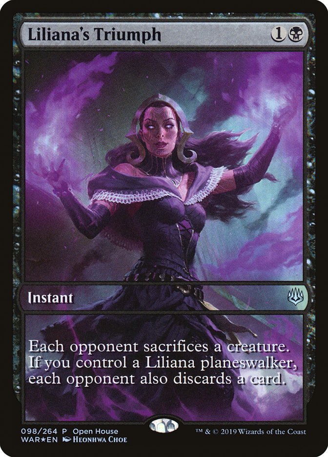 Liliana's Triumph (Open House) [War of the Spark Promos] | Red Riot Games CA