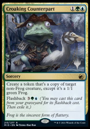 Croaking Counterpart (Promo Pack) [Innistrad: Midnight Hunt Promos] | Red Riot Games CA