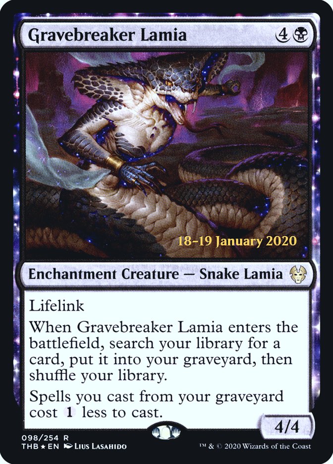 Gravebreaker Lamia [Theros Beyond Death Prerelease Promos] | Red Riot Games CA