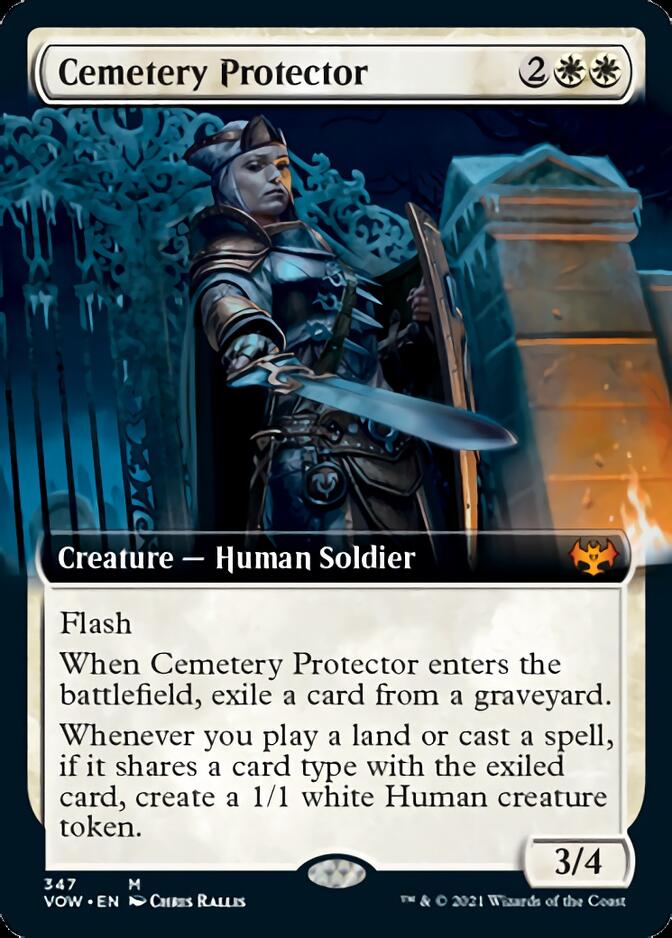 Cemetery Protector (Extended Art) [Innistrad: Crimson Vow] | Red Riot Games CA