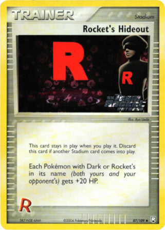 Rocket's Hideout (87/109) (Stamped) [EX: Team Rocket Returns] | Red Riot Games CA