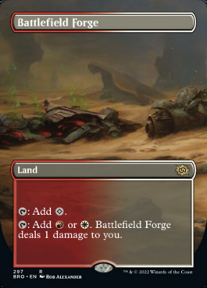 Battlefield Forge (Borderless Alternate Art) [The Brothers' War] | Red Riot Games CA