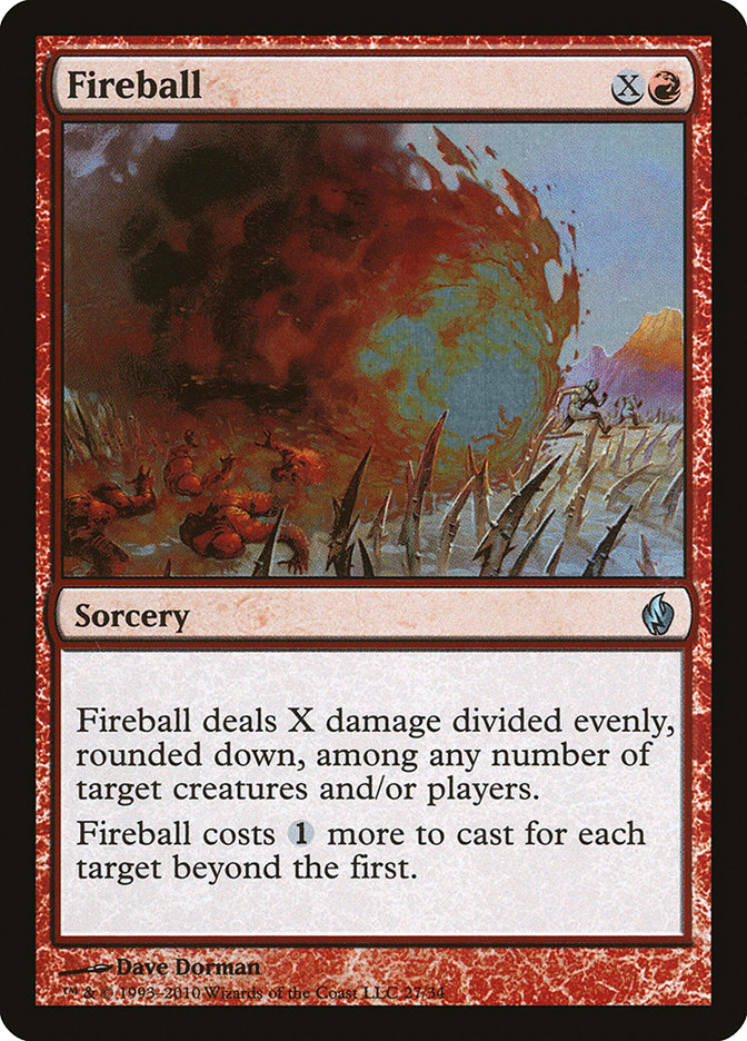 Fireball [Premium Deck Series: Fire and Lightning] | Red Riot Games CA