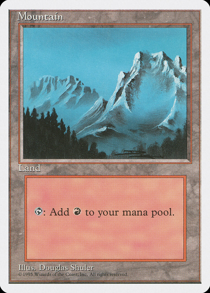 Mountain (Snow Top / Highest Point on Right) [Fourth Edition] | Red Riot Games CA