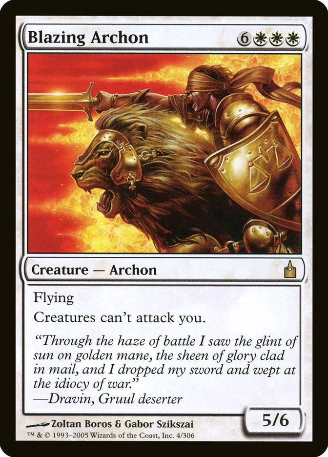 Blazing Archon [Ravnica: City of Guilds] | Red Riot Games CA